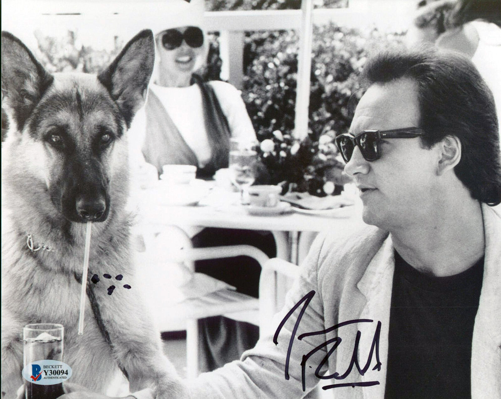 James Belushi K-9 Authentic Signed 8x10 Black & White Photo Poster painting BAS #Y30094