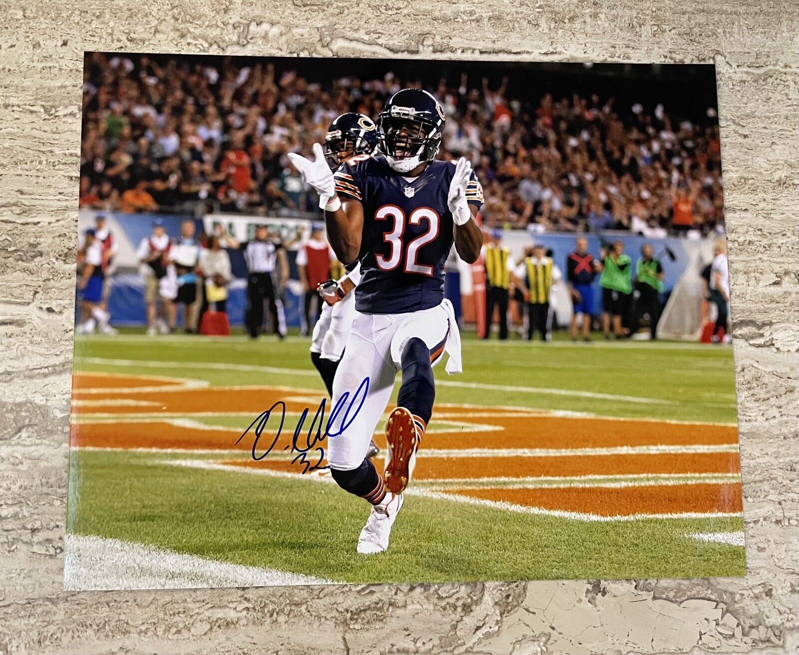 Deiondre' Hall Chicago Bears Autographed Signed 8X10 Photo Poster painting W/COA