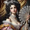 Lady beauty - peinture diamant de forme sp&eacute;ciale - 30*30cm