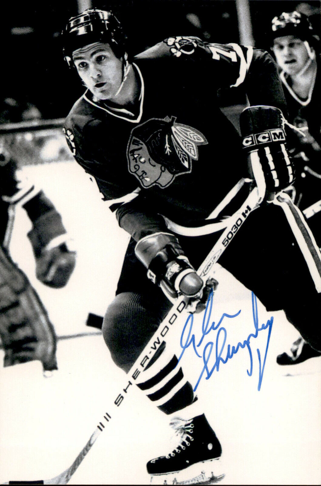 Glen Sharpley SIGNED autographed 4x6 Photo Poster painting CHICAGO BLACKHAWKS #3