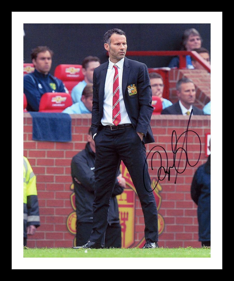 Ryan Giggs - Manchester United Autographed Signed & Framed Photo Poster painting 1