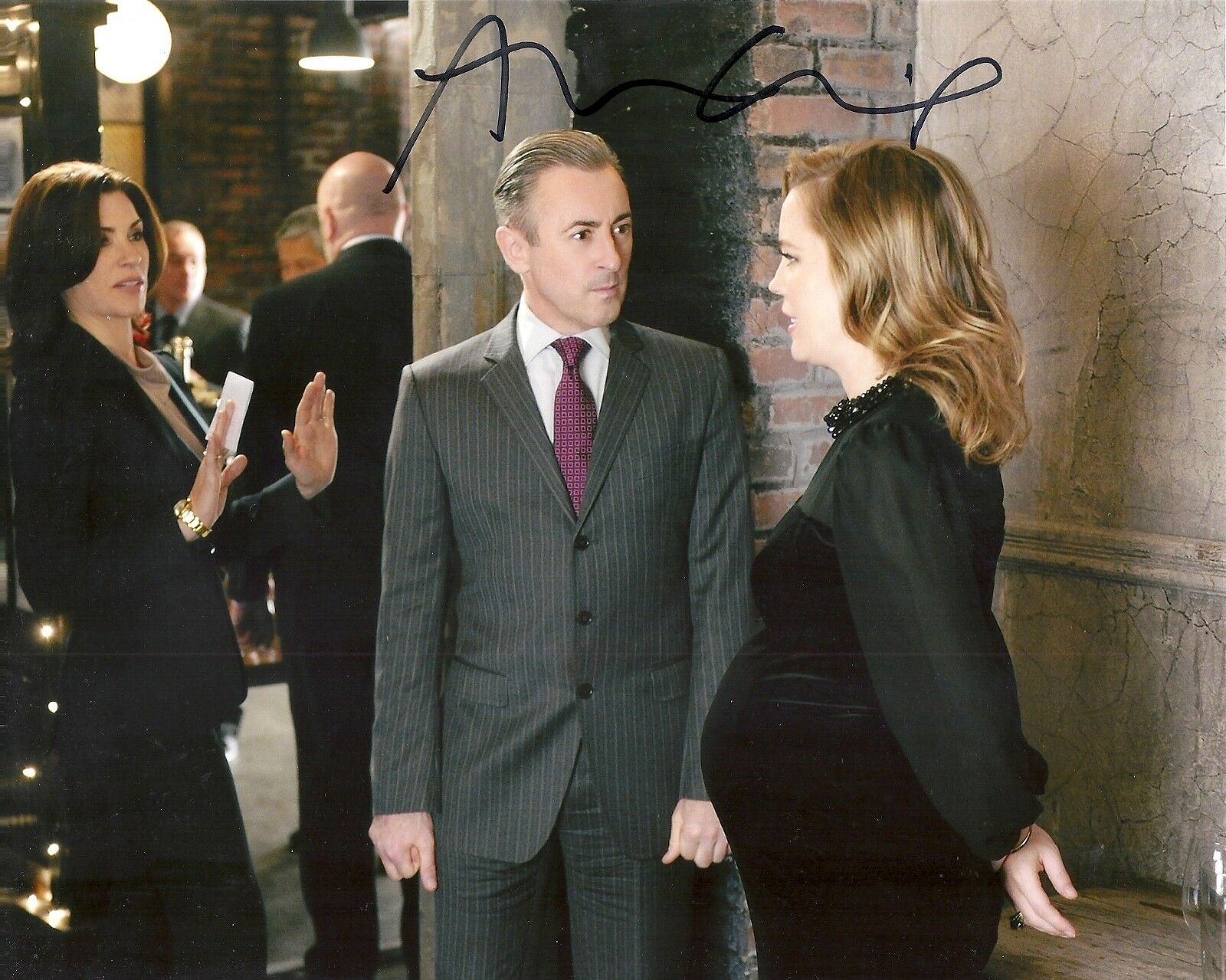 ALAN CUMMING 'THE GOOD WIFE' ELI GOLD SIGNED 8X10 PICTURE *COA 3