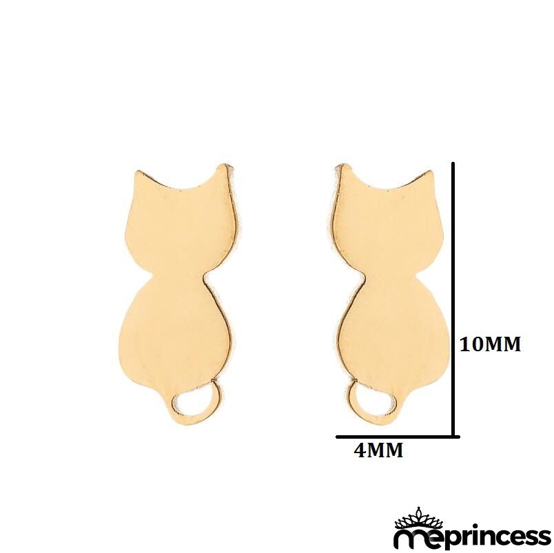 Women Fashion Hollow Eagle Owl Snake Dolphin Bee Giraffe Elephant Dog Cat Rabbit Fish Bird Penguim Stainless Steel Stud Earrings