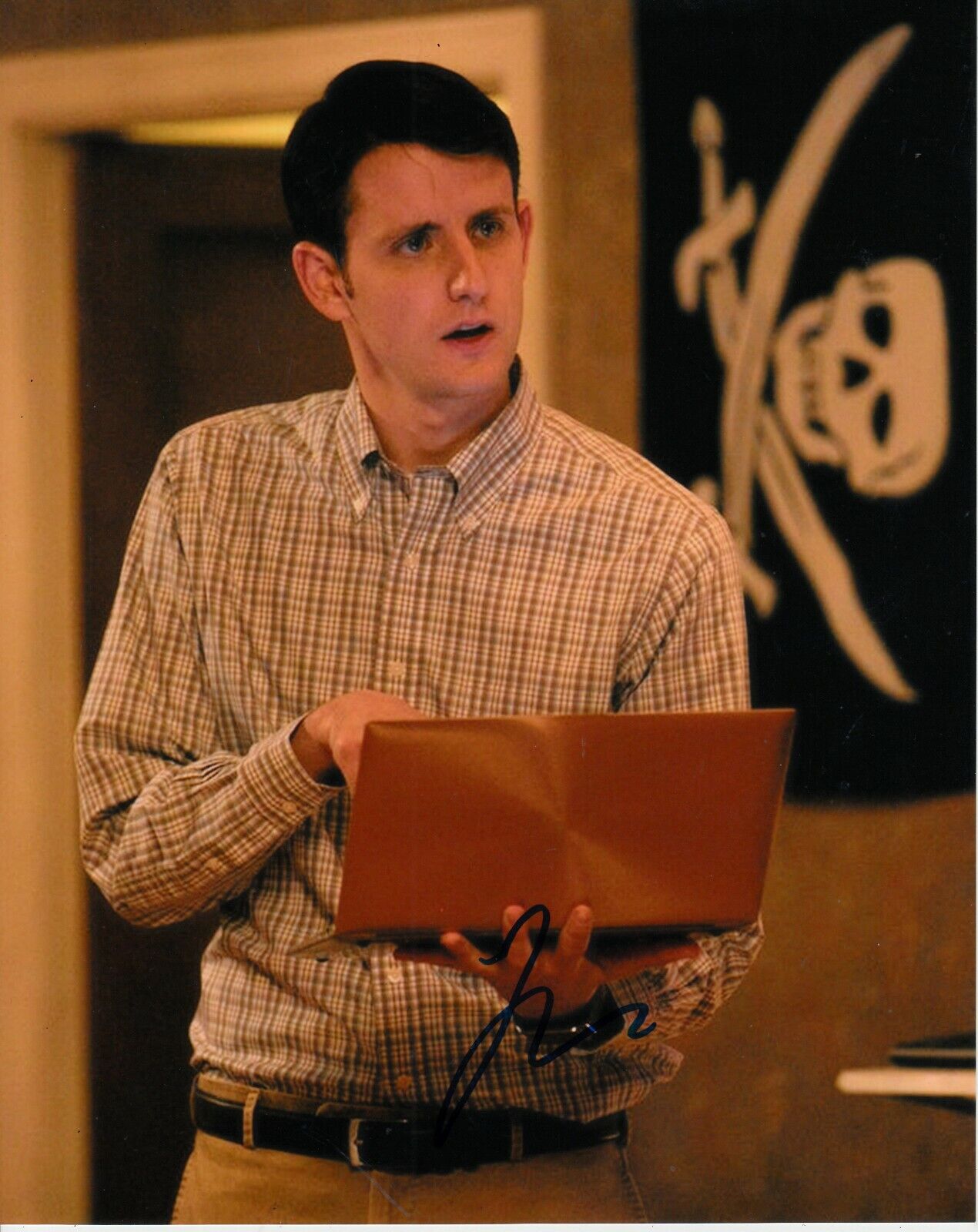 ZACH WOODS SIGNED SILICON VALLEY Photo Poster painting UACC REG 242 (2)