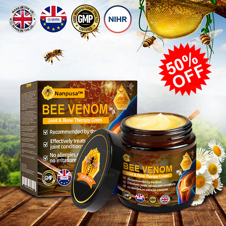 ✅Official Store: Bee-Venom Pain-Relief Bone Healing Cream