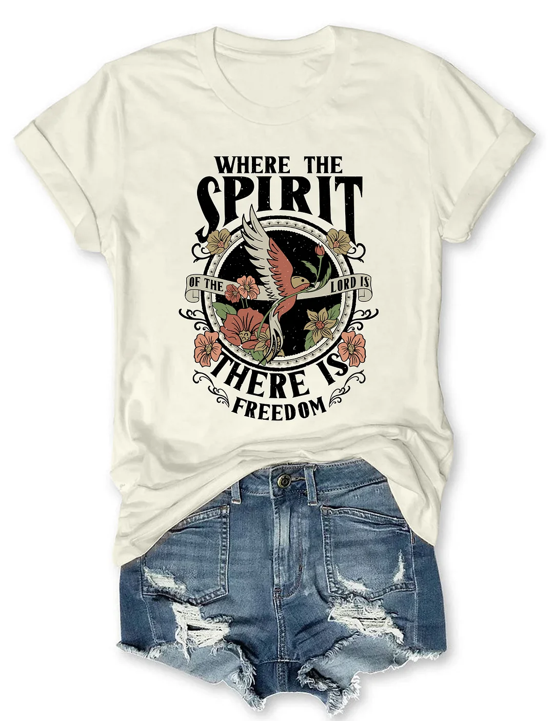 Where The Spirit Of The Lord Is There Is Freedom T-Shirt
