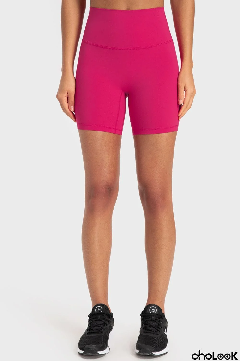 Staying Cozy Wide Waistband Biker Shorts