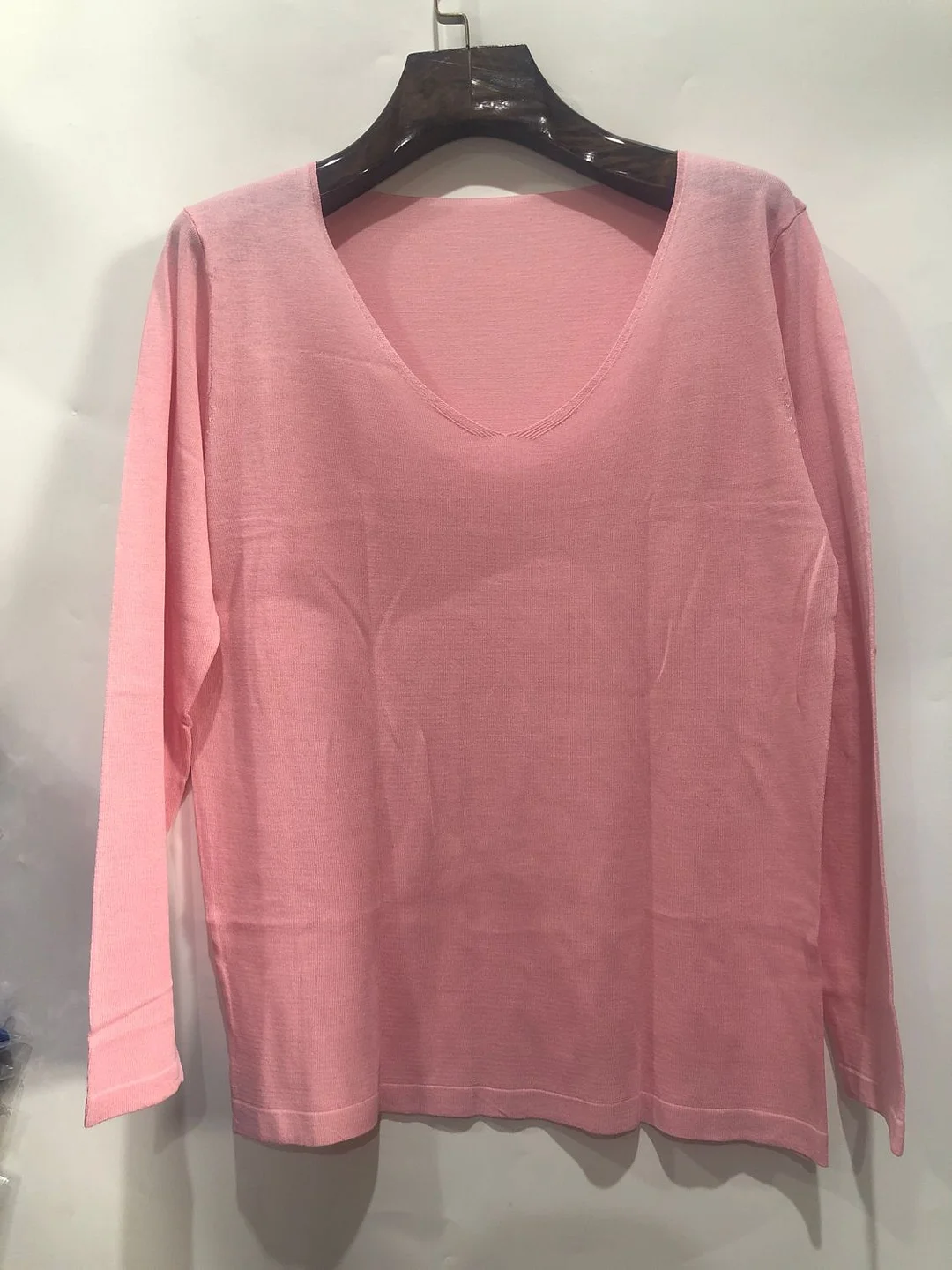 Wongn Wongn And Fall New Men's V-Neck T-Shirt Men's Fashion Short-Sleeved Jacket Knit Sweater Male