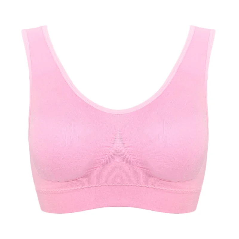 Plus Size Bras For Women Seamless Bra With Pads to 4XL 5XL Bralette Push Up Brassiere Vest Wireless Active fashion underwear