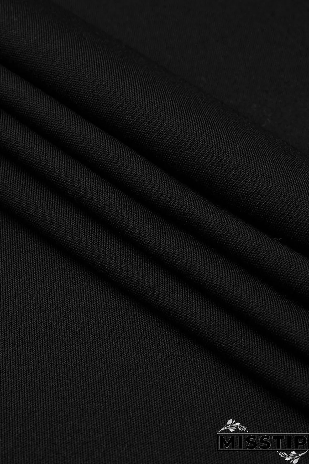 Black Casual Solid Patchwork Fold Asymmetrical V Neck Princess Plus Size Dresses