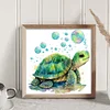 Turtle - 18CT Stamped Cross Stitch 20*20cm/7.87*7.87in