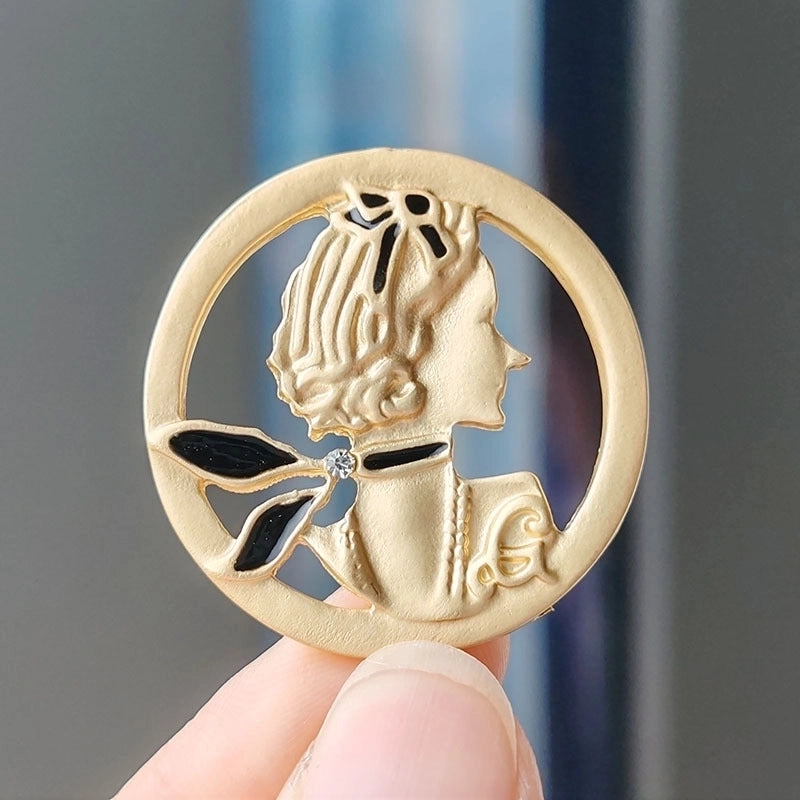 Retro Pin Animal Lion Alloy Plating Unisex Brooches