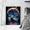 Moon Tree Of Life-11CT Stamped Cross Stitch 40*50cm/15.75*19.69in