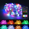 Outdoor LED leather wire light three-wire IP65 waterproof sunscreen app remote control DIY color light string