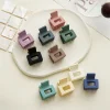 10PCS Plain Morandi Colors Hair Claw Clips
