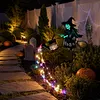 Halloween Witch Cauldron Garden Light for Lawn Porch Patio Walkway Entryway