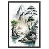 Watercolor Landscape-11CT Stamped Cross Stitch 40*60cm(Big Size)