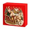 DIY Diamond Art Christmas Gift Box Red Hardboard Holiday Craft Decor Kit
