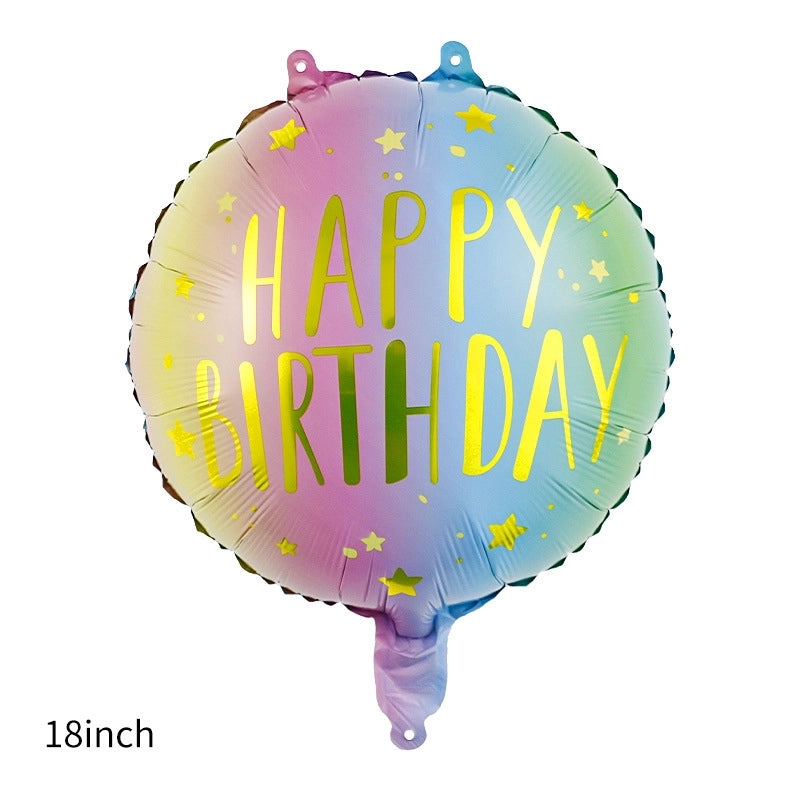 50 Pieces Birthday Letter Aluminum Film Party Balloons 1 Piece