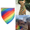 Pet Dog Scarf Bandana Washable Rainbow Saliva
