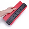 Plastic Irregular Shaper Profile Ruler Gauge Duplicator Contour Scales