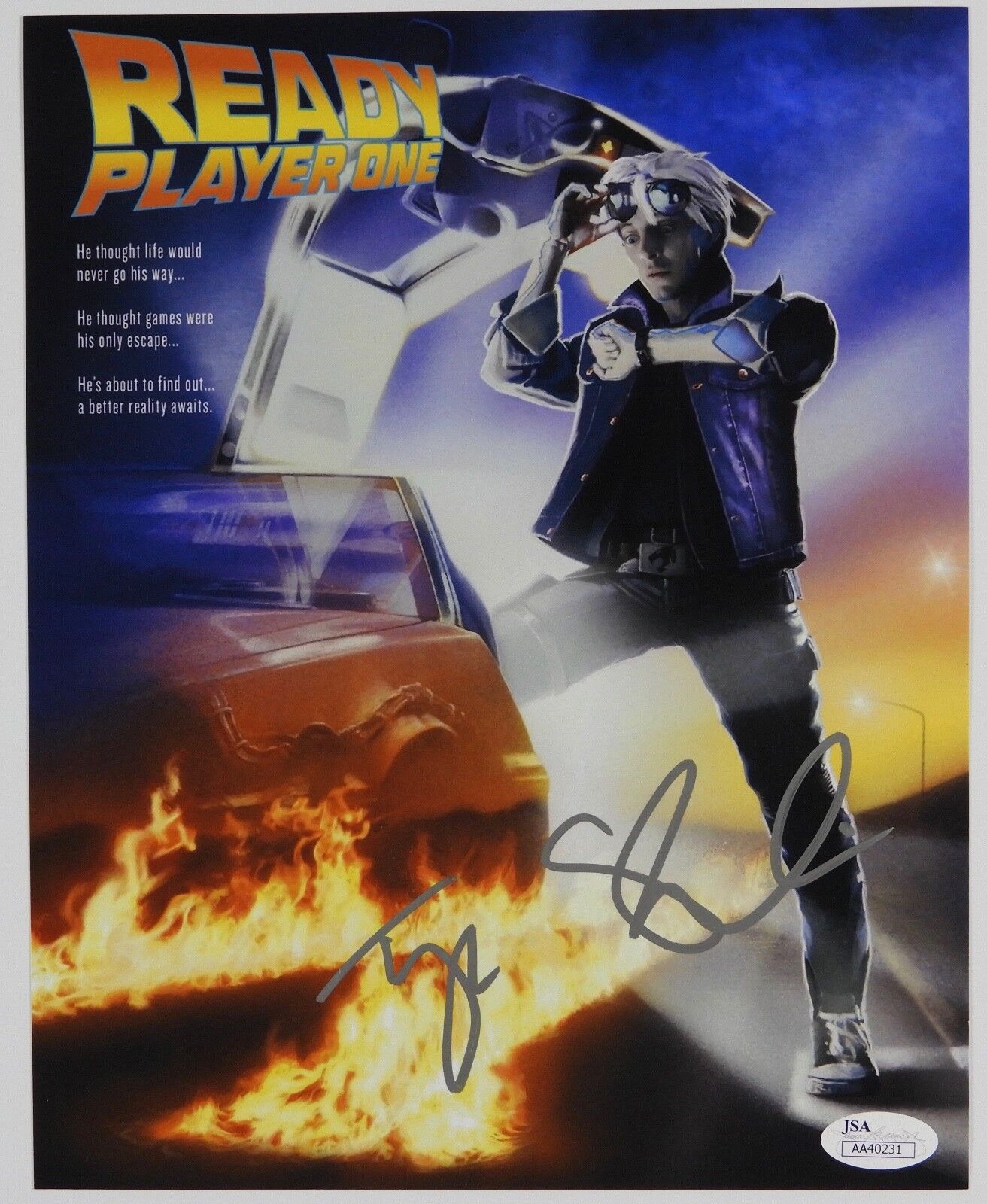 Tye Sheridan Ready Player One JSA signed autograph 8 x 10 Photo Poster painting