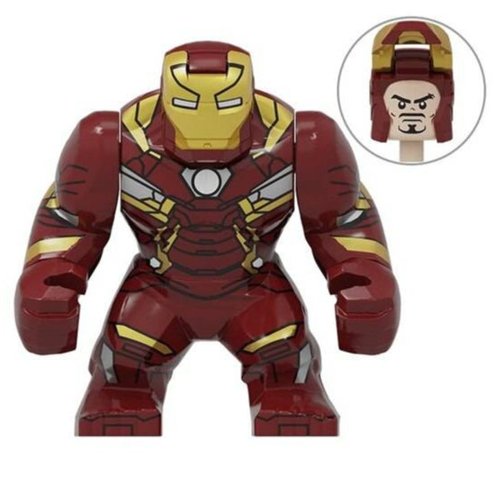 Iron Man Custom Marvel Superhero Large Minifigure Minifigure Bricks monstertoys