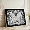 DIY Pearl Painting Butterfly for Home Wall Decor with Frame(20x30cm)
