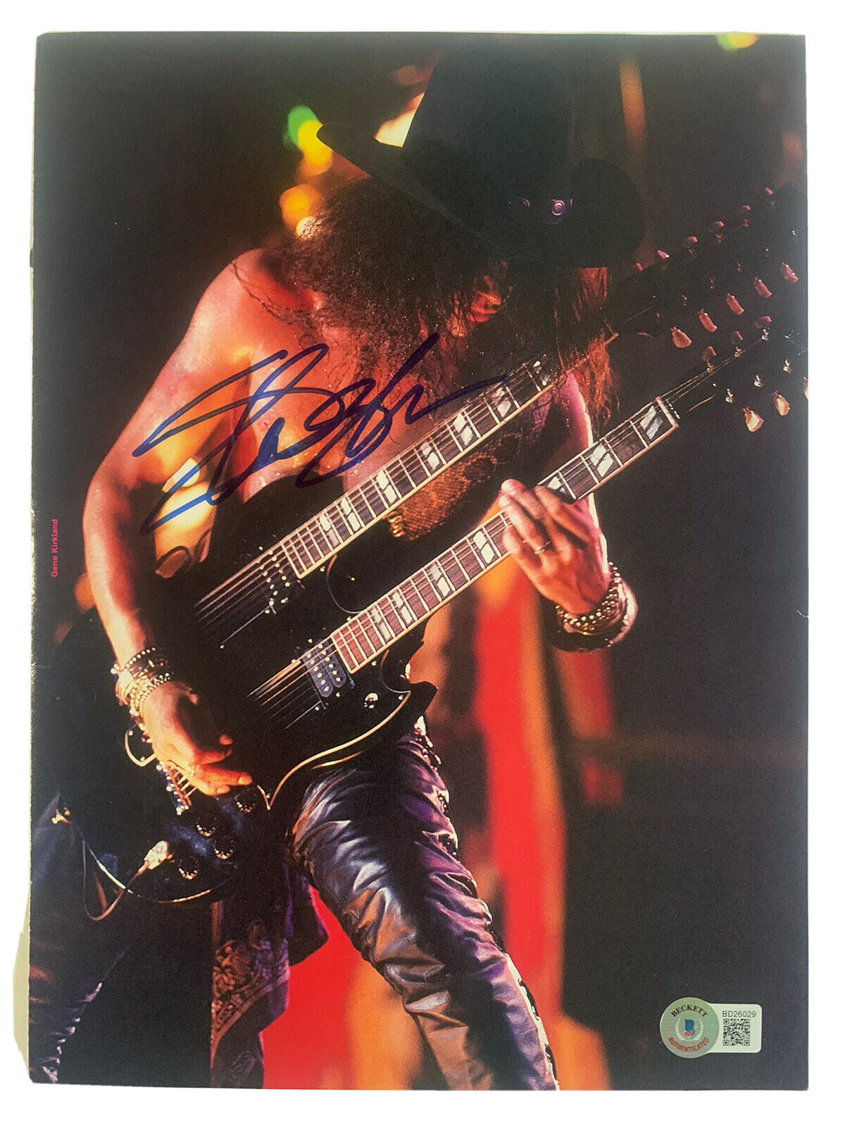 Slash Guns & Roses Signed Autographed 8x11 Mag Page Photo Poster painting BAS Certified #8