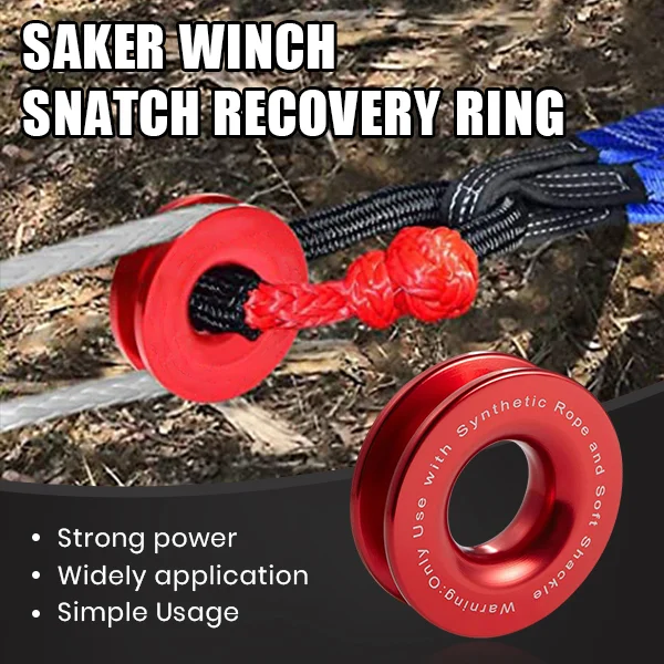 SAKER® Winch Snatch Recovery Ring