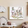 Mouse Makes New Clothes-14CT Stamped Cross Stitch 43*40cm/16.93*15.75in tapestrymarket