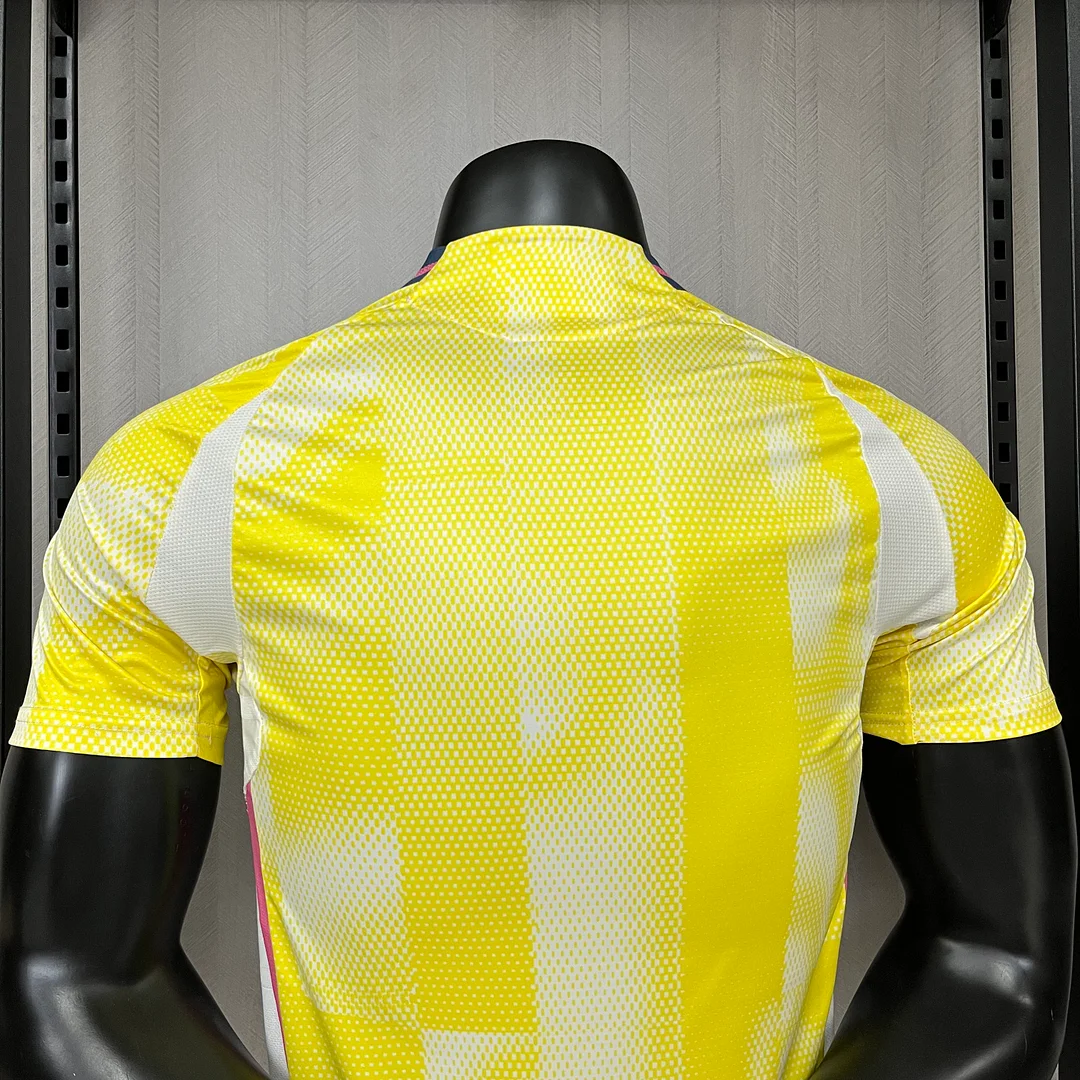 24/25 Juventus Away Player Version Men's Football T-Shirt 1:1 Thai Quality