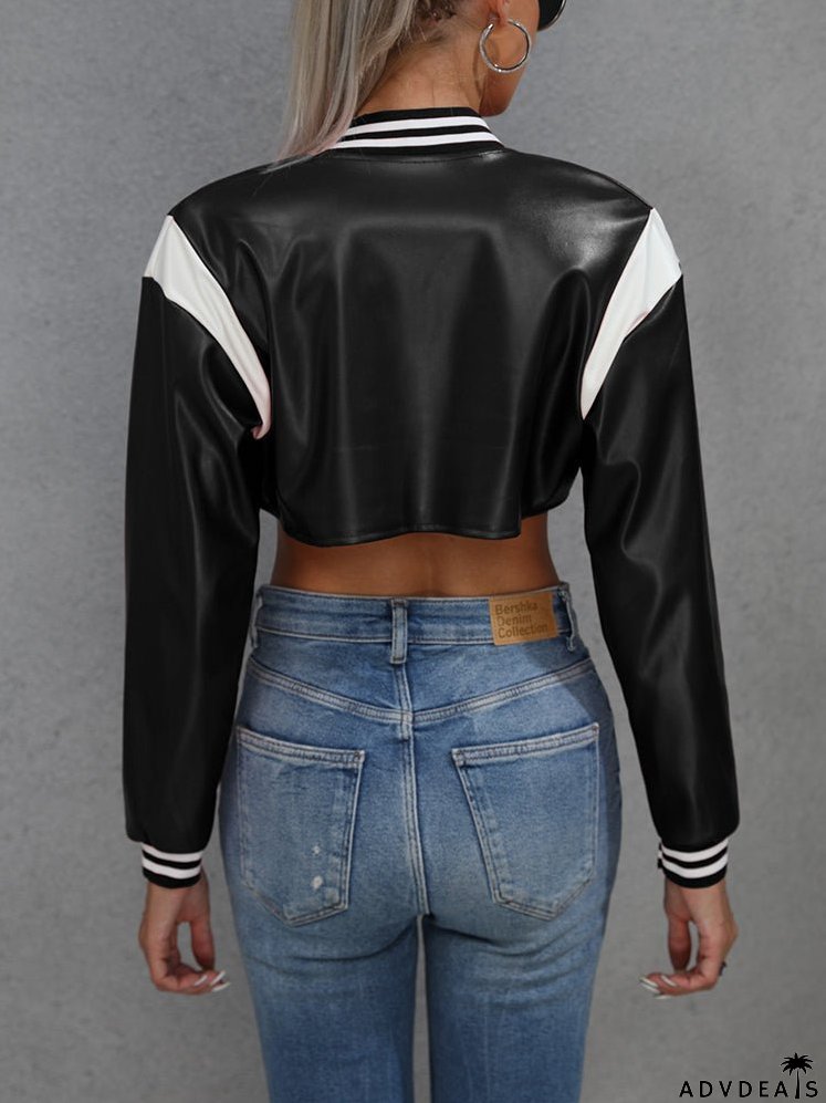 Crop Letter Graphic Trendy Raglan Sleeve Tee