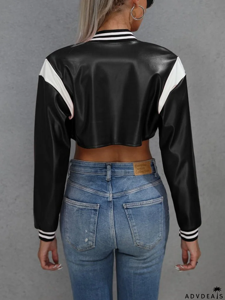 Crop Letter Graphic Trendy Raglan Sleeve Tee