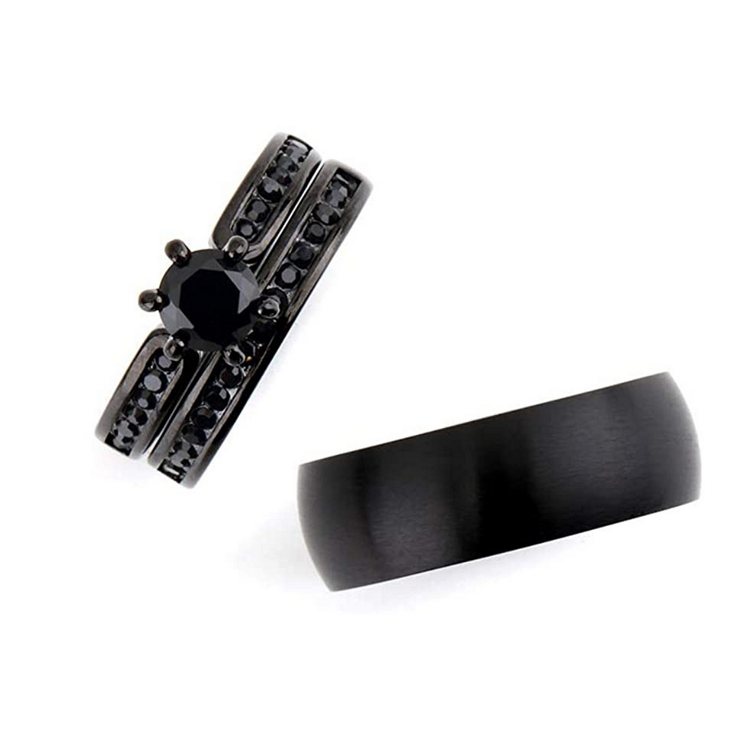 'Black Lightning' Rings