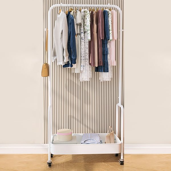 Nordic Style Mobile Simple Single Layer Double Layer Coat Rack