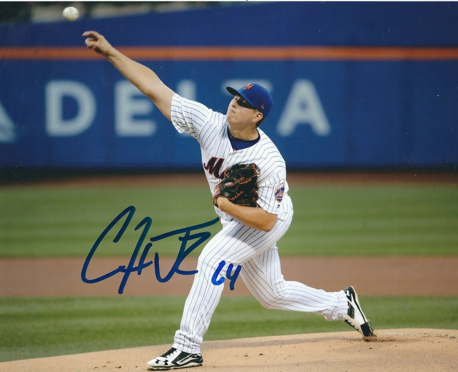 Signed 8x10 CHRIS FLEXEN New York Mets Autographed Photo Poster painting - COA