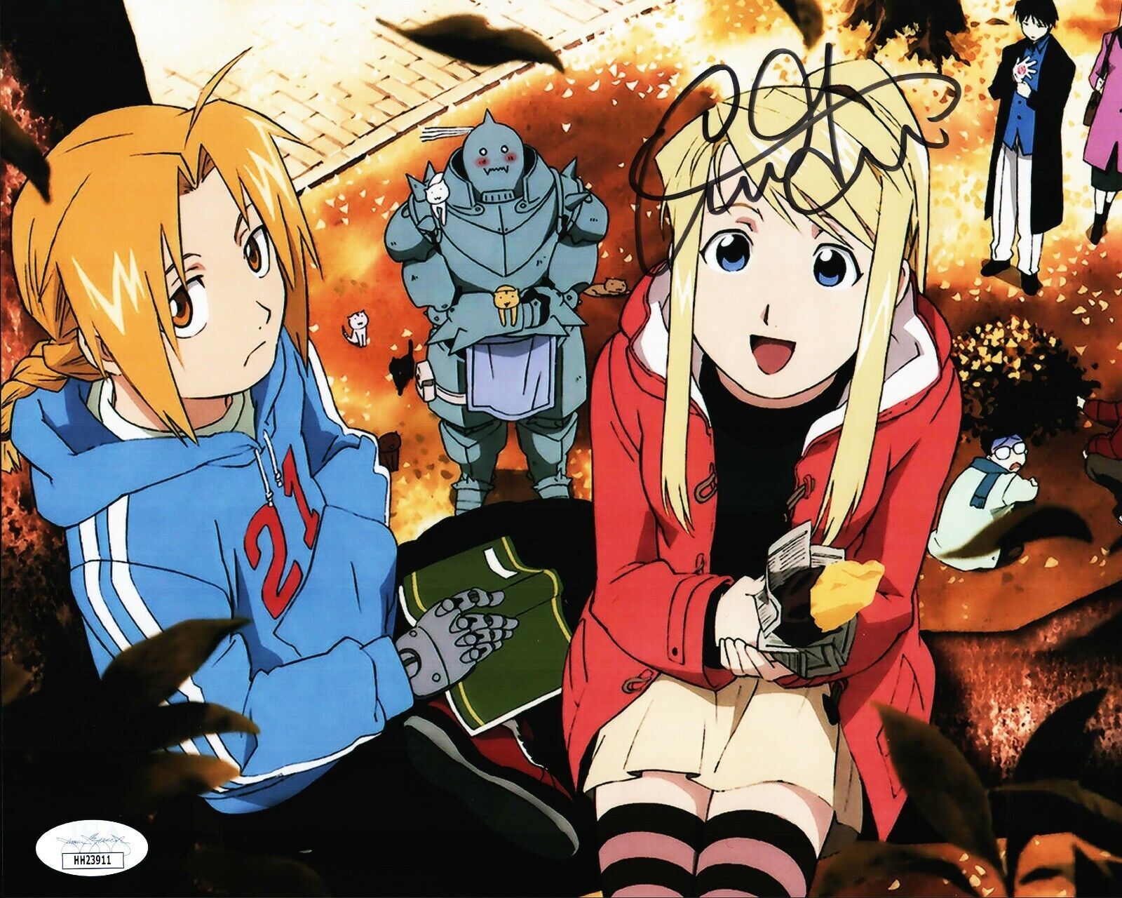 Caitlin Glass Full Metal Alchemist Signed Autograph 8x10 Photo Poster painting JSA Certified COA