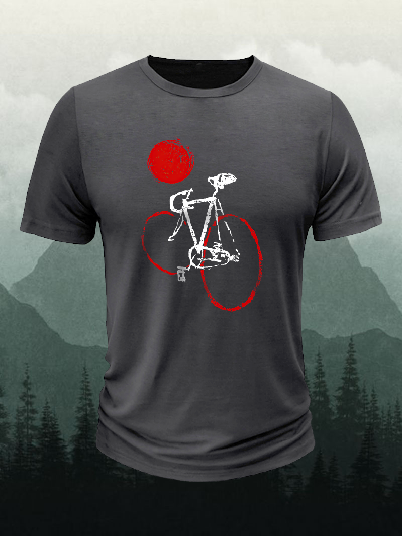 Men's Outdoor Cycling Short-Sleeved Shirt in  mildstyles