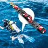Scuba BC Fin and Mask Holder with Quick Release Buckle Diving Mask Fin Keeper