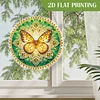 Butterfly Mandala 2D Flat DIY Diamond Art Pendant Wall Decor for Home & Windows