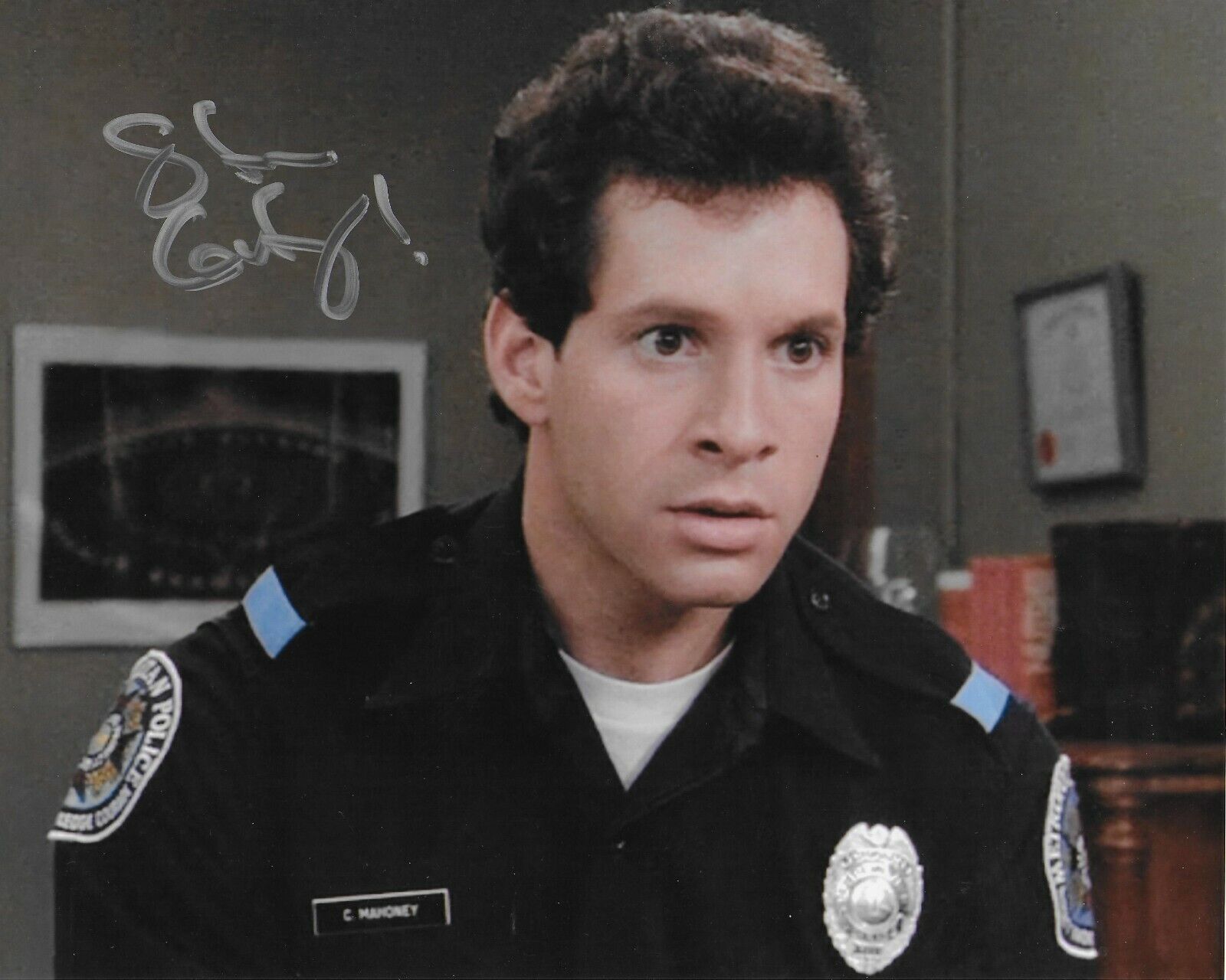 Steve Guttenberg Police Academy Original Autographed 8X10 Photo Poster painting #2 signed @HShow