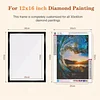 (US Only)3pcs Magnetic Diamond Painting Frames for 30x30cm/30x40cm Diamond Art Canvas
