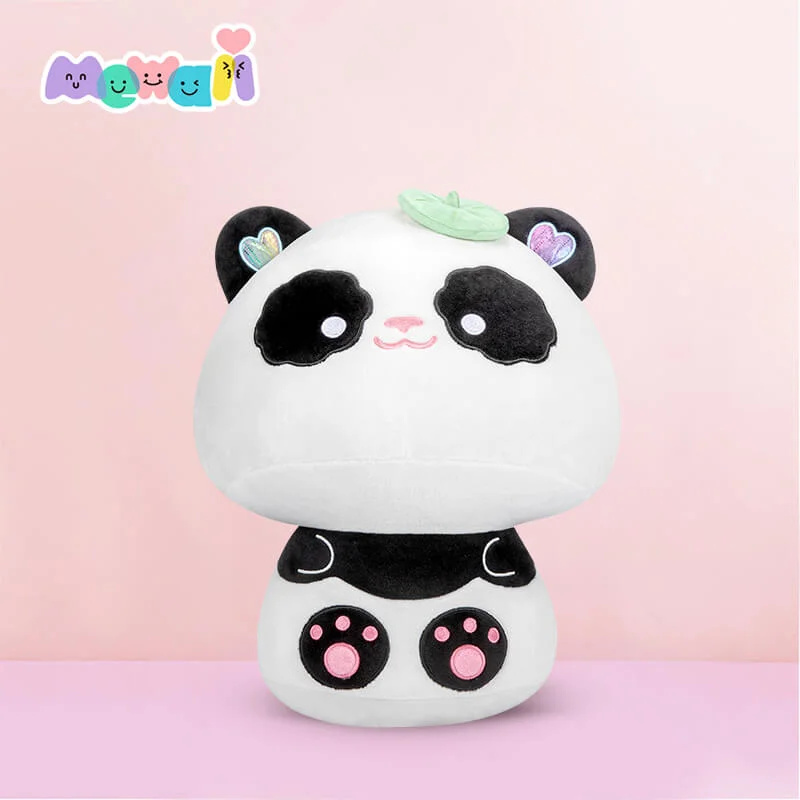 MeWaii® Famille Champignon Panda Kawaii Oreiller en peluche Jouet à écraser