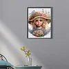 Flower Hat Girl - Crystal Rhinestone Diamond Painting