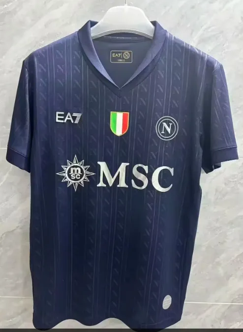 25-26 Napoli Champions League Edition Second Away White Football Jersey 1:1 Thai Quality
