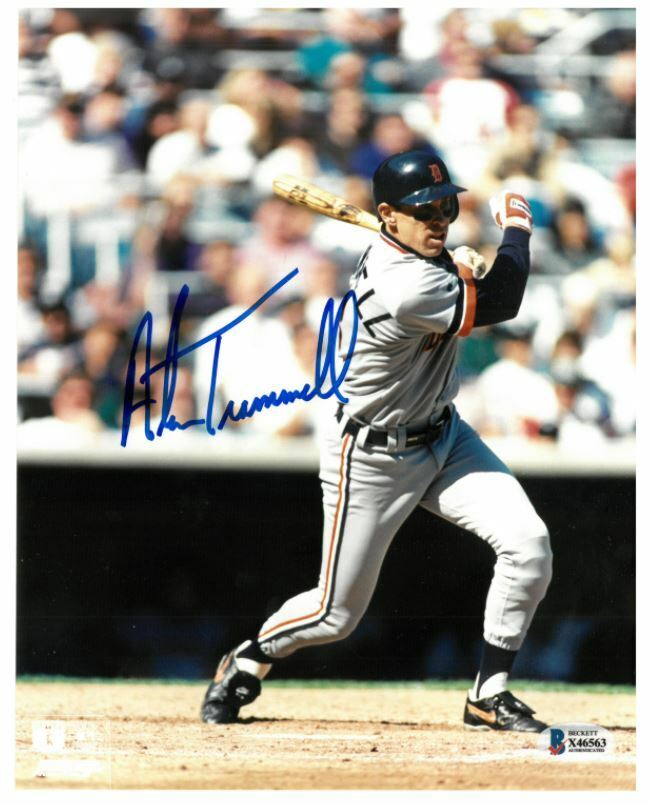 Alan Trammell signed Detroit Tigers autographed 8x10 Photo Poster painting BAS Beckett COA