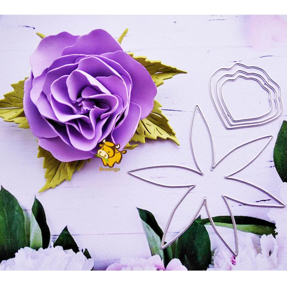 Beautiful Many Flower Series Metal Cutting Dies Stencil Template For DIY Scrapbooking Embossing Paper Cards Album Making Dies