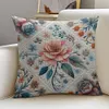 Spring Flower-11CT Stamped Cross Stitch Pillowcase 45*45cm tapestrymarket