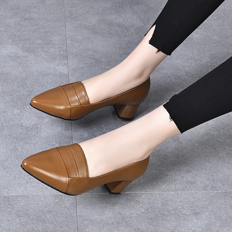 New Soft Leather Soft Sole Four Seasons Loafers